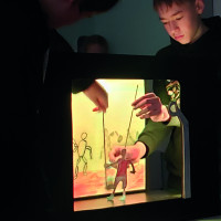 Papiertheater der Verwandlung